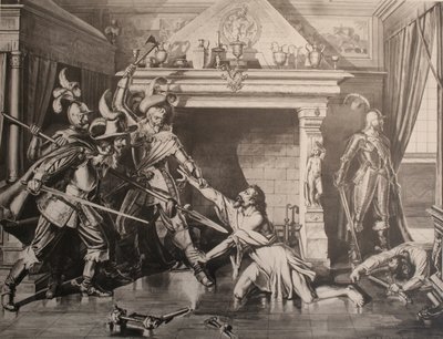 The Murder of Pompejus Planta by Karl Jauslin
